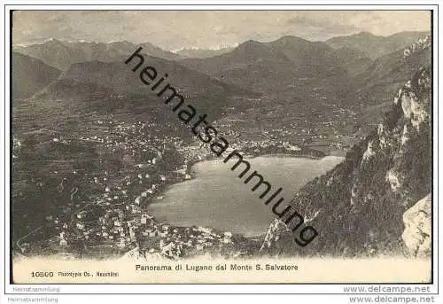 Panorama di Lugano - Mte S. Salvatore