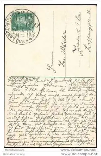 Bad Landeck - Waldpartie mit Bielebrücke