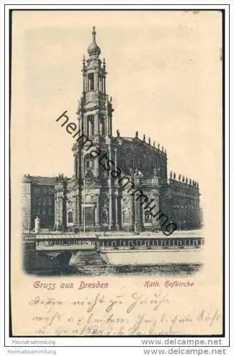 Gruss aus Dresden - Katholische Hofkirche