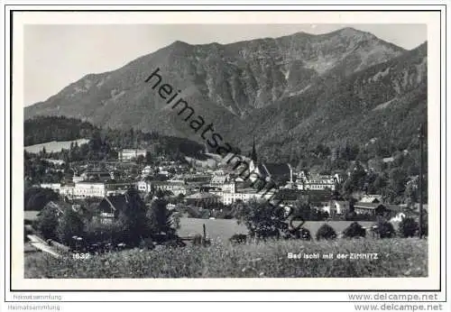 Bad Ischl mit der Zimnitz - Foto-AK 40er Jahre