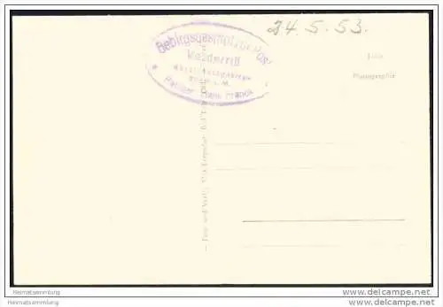 Vorderriss - Gebirgsgasthof zur Post Pächter Hans Franck - Foto-AK