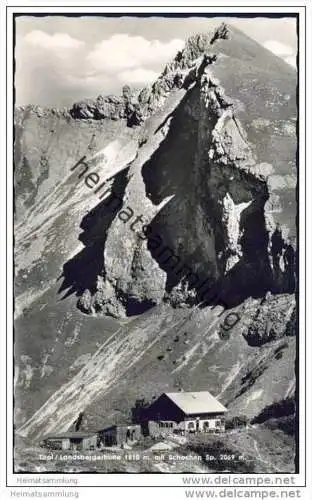 Landsberger Hütte mit Schochen - Foto-AK