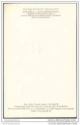 Hans-Peter Thielen - AK ohne rückseitige Einteilung