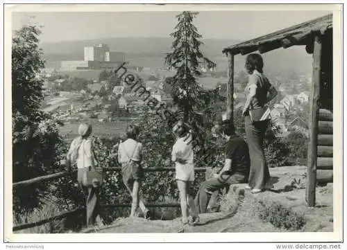 Finsterbergen - alte Blockhütte - Foto-AK Grossformat - Verlag Foto-Bader Finsterbergen - Rückseite beschrieben