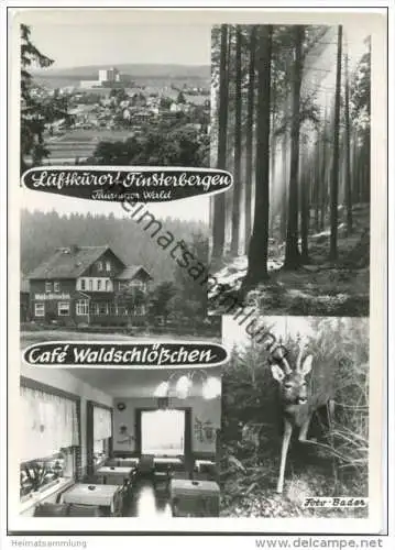 Finsterbergen - Cafe Waldschlösschen - Foto-AK Grossformat - Verlag Foto-Bader Finsterbergen