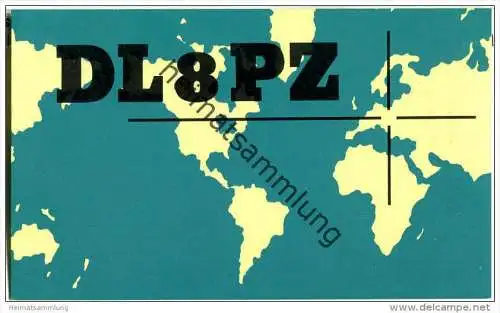 QSL - QTH - Funkkarte - DL8PZ - Balingen - 1969