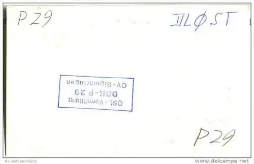 QSL - QTH - Funkkarte - DL2WO - Sigmaringen-Laiz - 1969