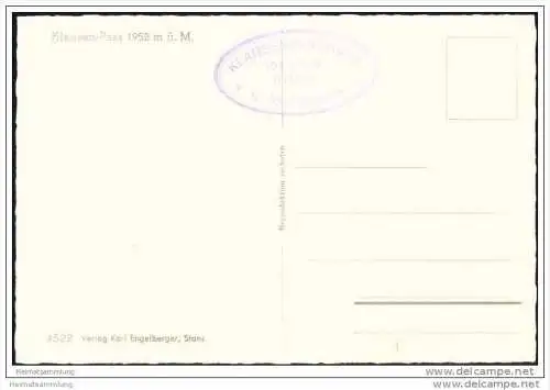 Klausen-Pass - Foto-AK