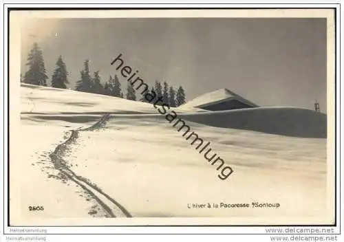 L'hiver a la Pacoresse sur Sonloup - Foto-AK