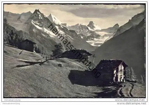 Val d'Anniviers - Alpe des Moyes pres de St. Luc - Foto-AK