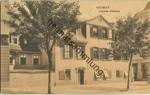 Weimar - Schillers Wohnhaus - Verlag Dr. Trenkler Co. Leipzig