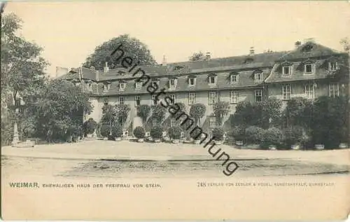 Weimar - ehemaliges Haus der Freifrau von Stein