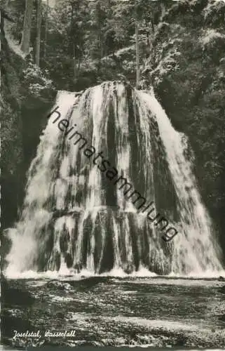 Josefstal - Wasserfall - Foto-AK - Verlag Lotte Susemihl Neuhaus am Schliersee