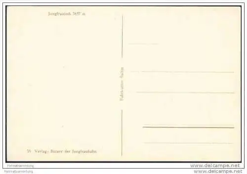 Jungfraujoch - Foto-AK