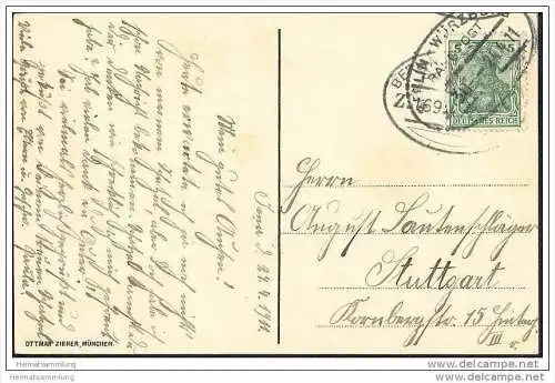 Jena - Universität vom Fürstengraben - Bahnpost