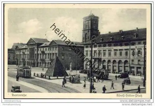 Karlsruhe - Adolf-Hitler-Platz