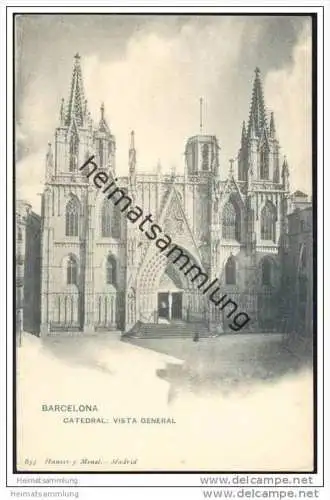 Barcelona - Catedral - Vista General ca. 1900