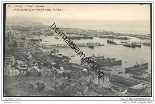 Barcelona - Panorama del Puerto I ca. 1900