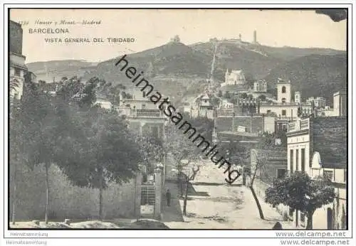 Barcelona - Vista General del Tibidabo ca. 1900