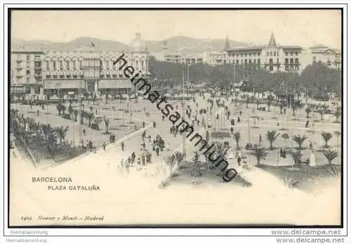 Barcelona - Plaza Cataluna ca. 1900