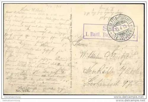 Somme-Py - Soldaten -Zerstörungen - Feldpost