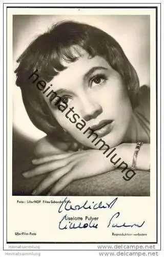 Liselotte Pulver - Autogramm - Foto-AK FK 1185
