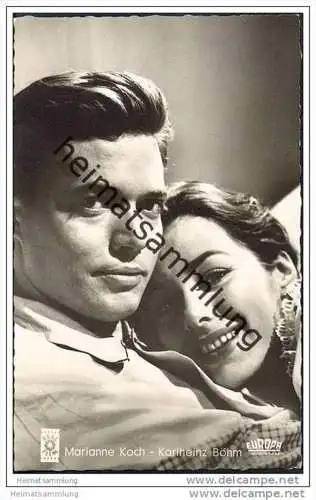 Karlheinz Böhm - Marianne Koch in Die Ehe des Dr. med. Danwitz - Foto-AK