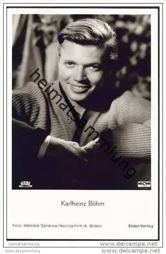 Karlheinz Böhm in Schwedenmädel - Foto-AK