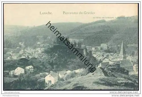 La Roche-en-Ardenne - Province de Luxembourg - Panorama de Gravier
