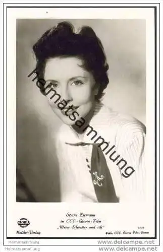 Sonja Ziemann in Meine Schwester und ich - Foto-AK ohne rückseitige Einteilung