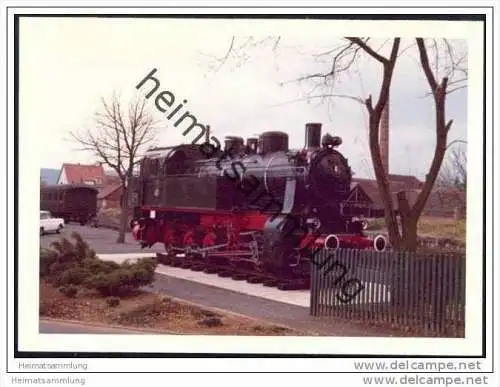 Lokomotive 206 - Denkmal in Naumburg - Foto 7,5cm x 10,5cm 1971