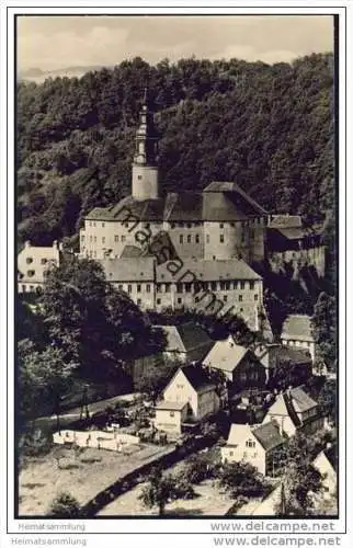 Weesenstein - Blick zum Schloss - Foto-AK