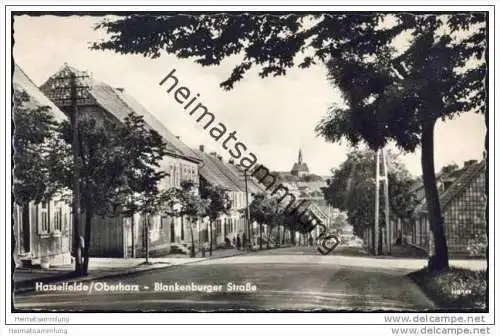 Hasselfelde - Blankenburger Strasse - Foto-AK