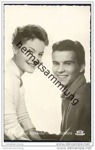 Romy Schneider - Horst Buchholz in Robinson soll nicht sterben - Foto-AK