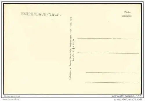 Fehrenbach - Strassenansicht - Photo-Handkopie