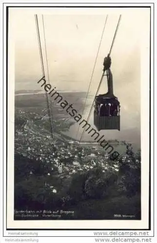 Pfänderbahn mit Blick auf Bregenz