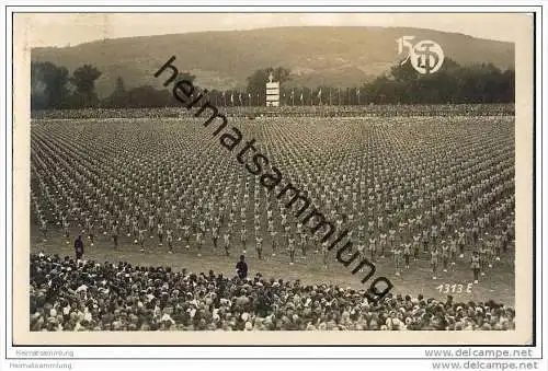 Stuttgart - Vorführung im Stadion - Deutsches Turnfest 1933 - Foto-AK