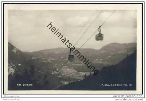 Rax Seilbahn - Foto-AK