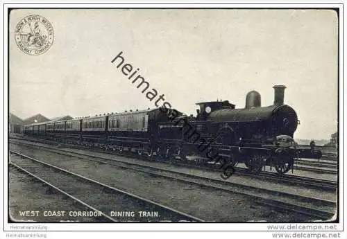 Eisenbahn - West Coast Corridor Dining Train - London & North Western Railway Company - England 1905