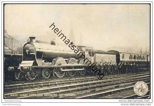 Eisenbahn - West Coast Corridor Express at Dundee - London &amp; North Western Railway Company - England 1905