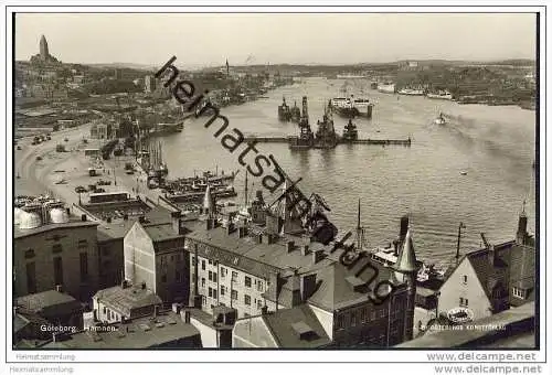 Göteborg - Hamnen - Foto-AK