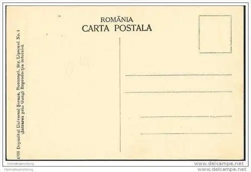 Bukarest - Universitate si Senatul - 30er Jahre