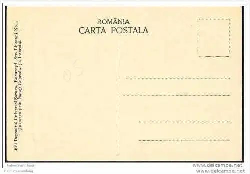 Bukarest - Palatul Postei - 30er Jahre