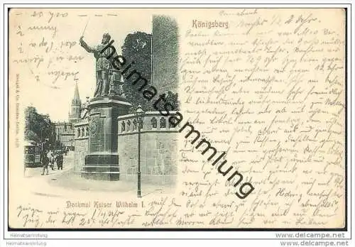Königsberg - Denkmal Kaiser Wilhelm I.
