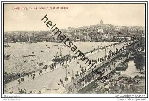 Constantinople - Le nouveau Pont de Galata