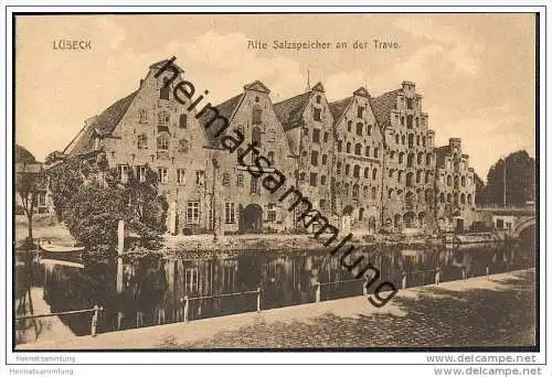Lübeck - Alte Salzspeicher an der Trave