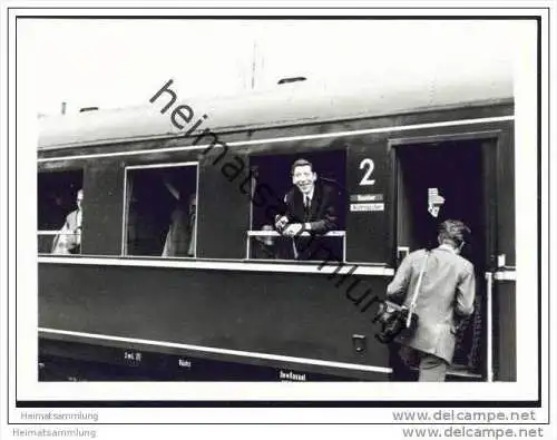 Am Bahnhof Schwebda 1969 - Foto 7,5cm x 10,5cm