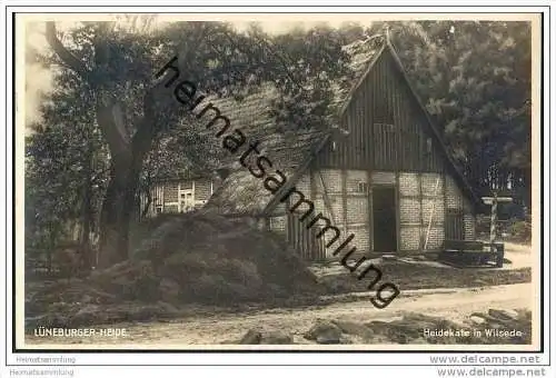 29646 Wilsede-Bispingen - Lüneburger Heide - Heidekate - Foto-AK