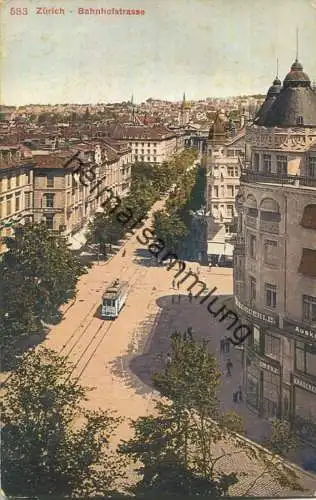 Zürich - Bahnhofstrasse - Edition Photoglob Co. Zürich