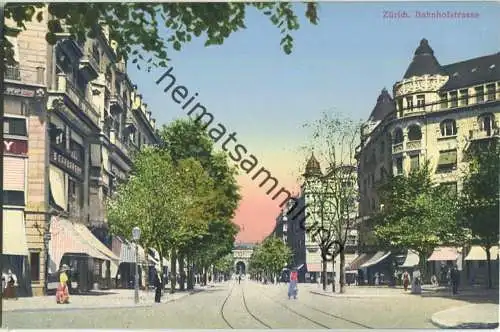 Zürich - Bahnhofstrasse - Verlag W. Zimmermann-Strässler Luzern